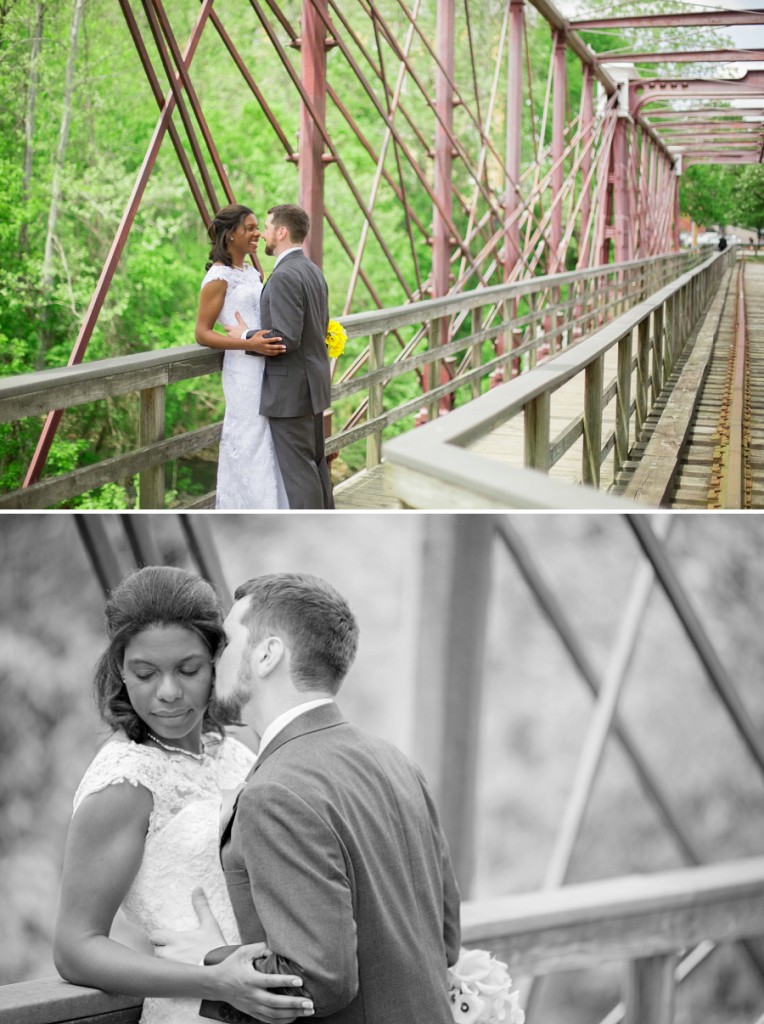 Blue & Gold Historic Savage Mill Wedding
