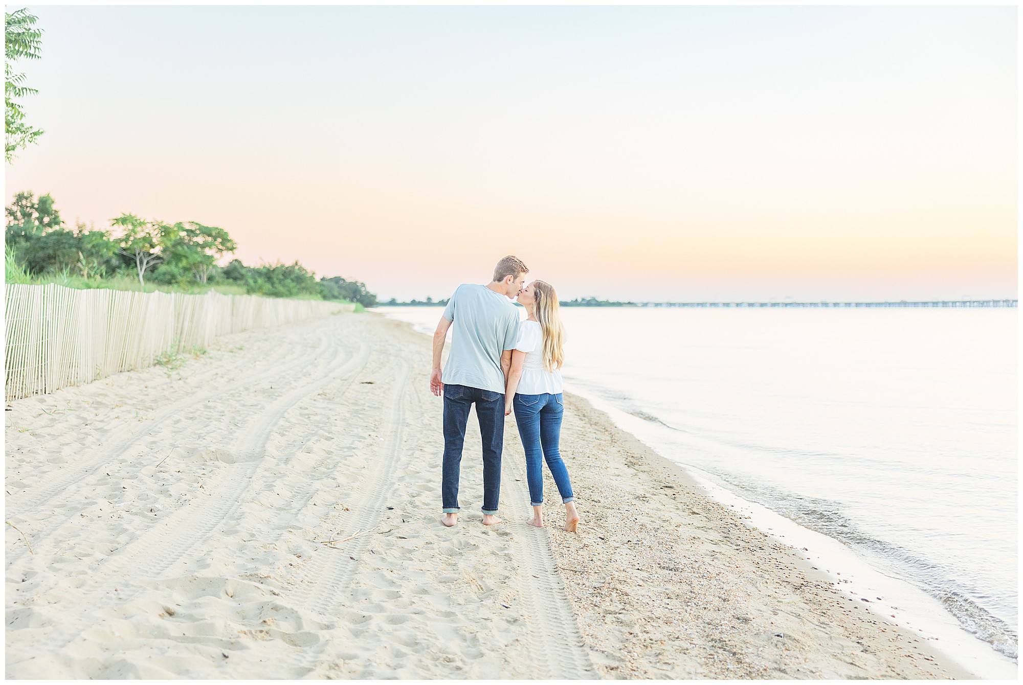 terrapin beach engagement session by baltimore maryland photographer chesapeake charm photography