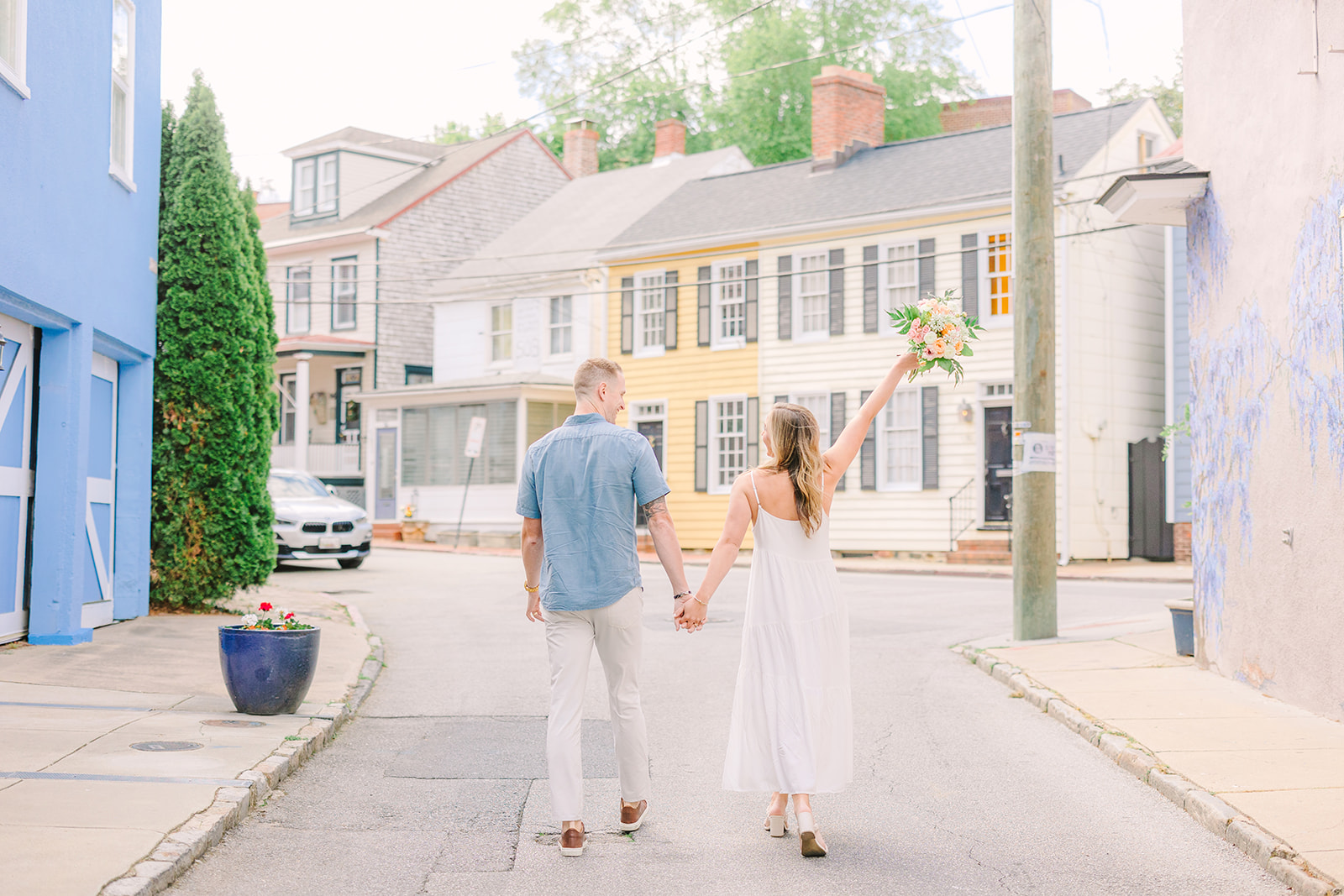 Downtown Annapolis Wedding Portraits by Chesapeake Charm Photography